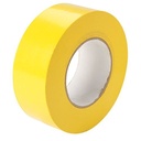 Kansuee Floor Marking Tape 2 Inch 48mmx16mtr Plain Yellow Colour(Pack of 1)