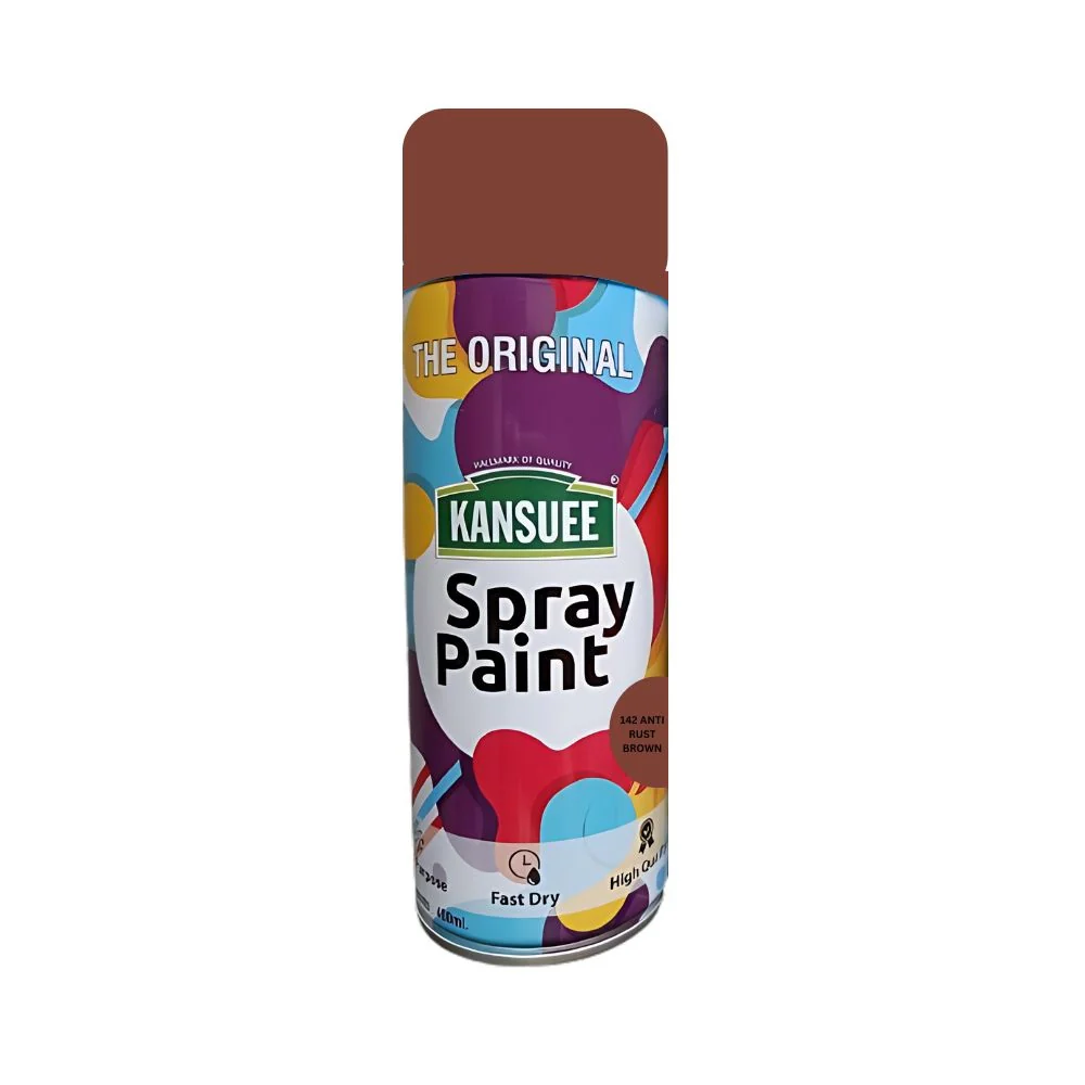 Kansuee Spray Paint 400ml (142 Anti-Rust Brown Colour)