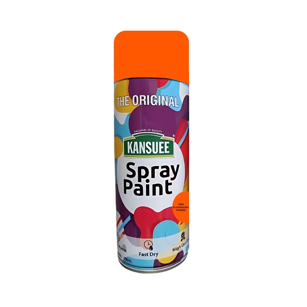 Kansuee Spray Paint 400ml (1006 Fluorescent Orange Colour)