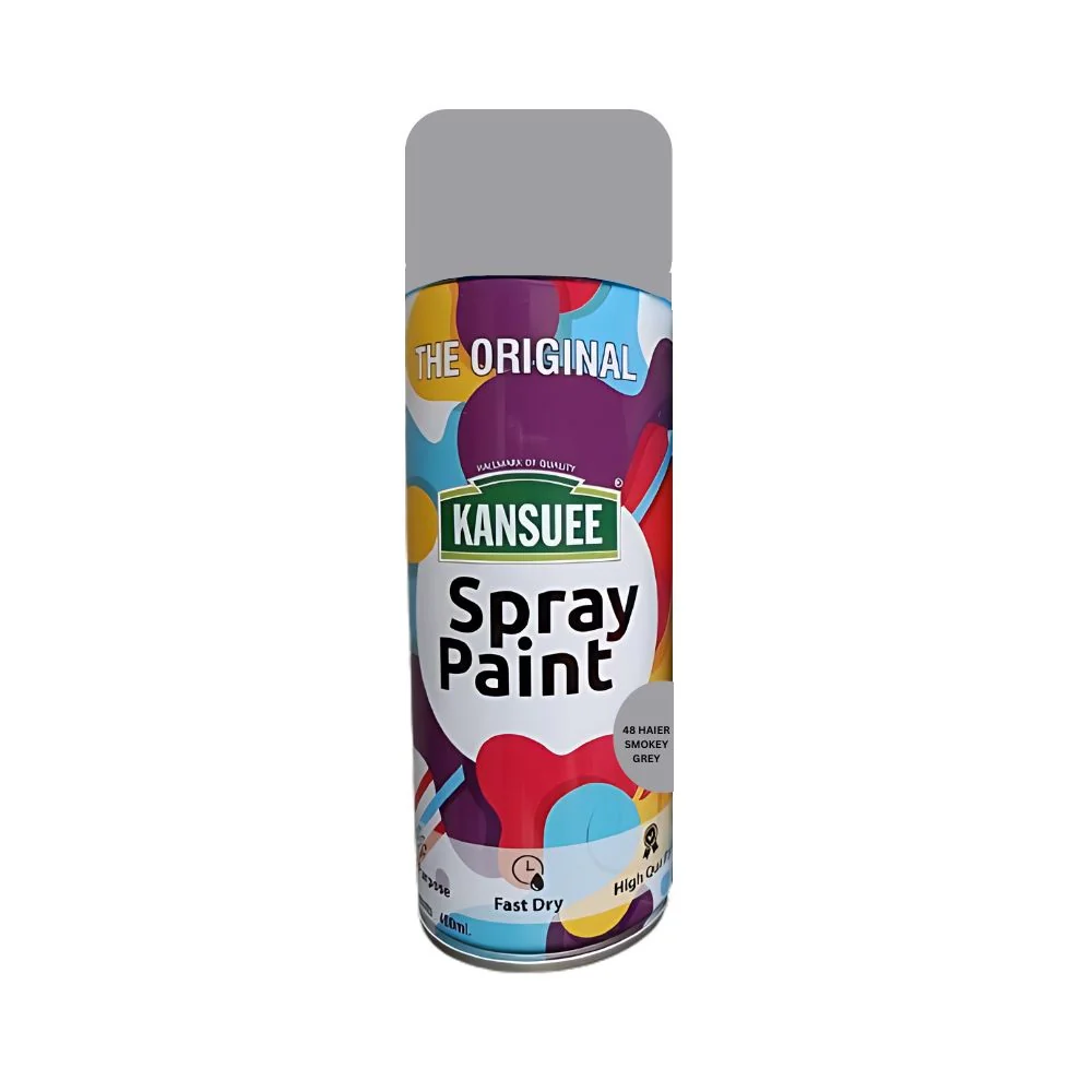 Kansuee Spray Paint 400ml (48 Haier Smokey Grey Colour)