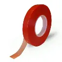 Kansuee Double Side Red Polyester Tape, Size 0.5 Inch 12mm x 35 Meter (Pack of 1)