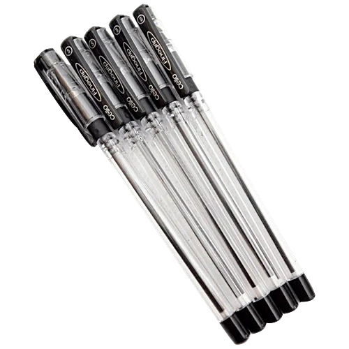 Cello Finegrip Ball Pen Black Colour 0.7mm (Pack Of 5)