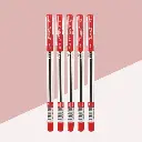Cello Finegrip Ball Pen Red Colour 0.7mm (Pack Of 5)