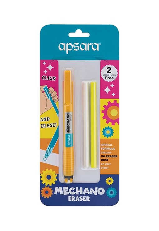 Apsara Mechano Eraser, Soft & Smooth Non Dust Eraser (Pack of 1)