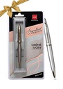 Cello Signature Creme Ivory Ball Pen Blue 0.7mm