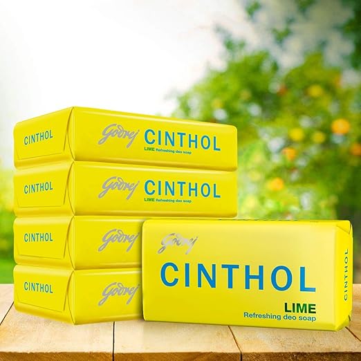 Cinthol Lime Soap 100gm (Pack of 5)