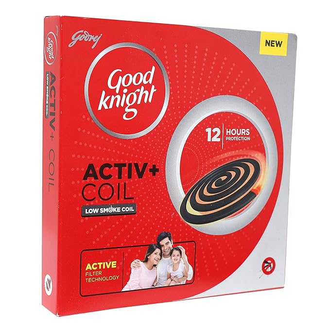 Godrej Good knight Activ+ Low Smoke Coil (Pack of 10)