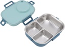 Cello Super Kids Insulated Lunch Box with 3 Containers Stainless Steel Inner (450ml)