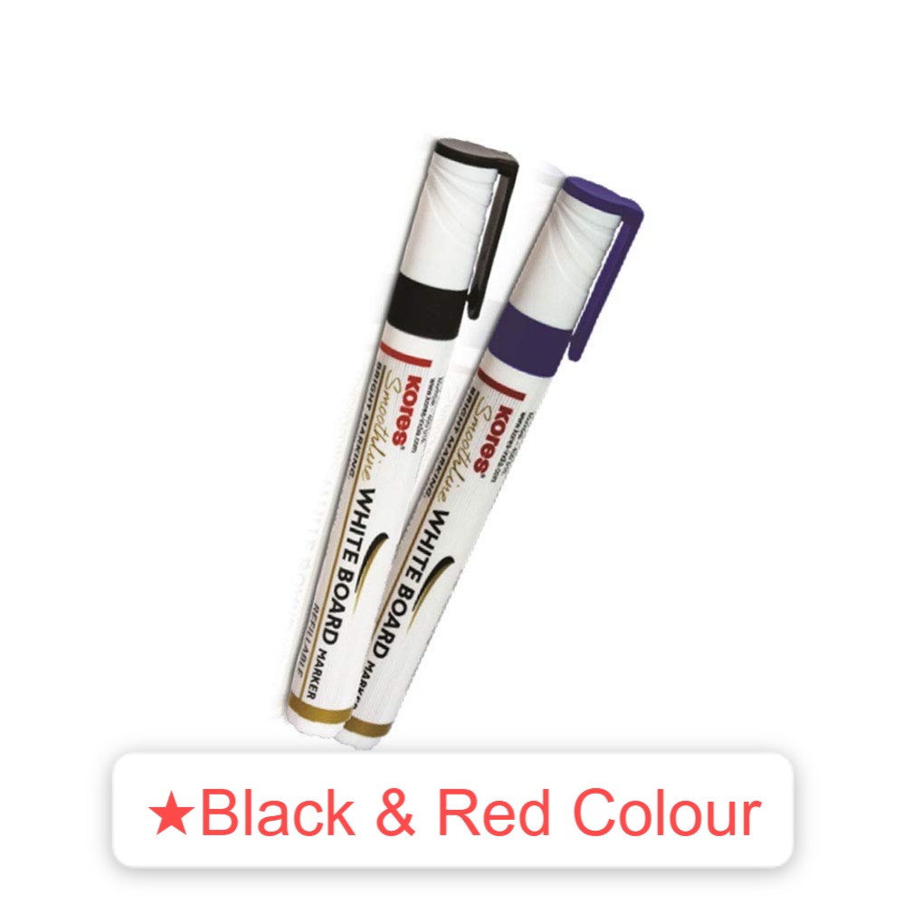 Kores White Board Marker Pen (Pack Of 2)