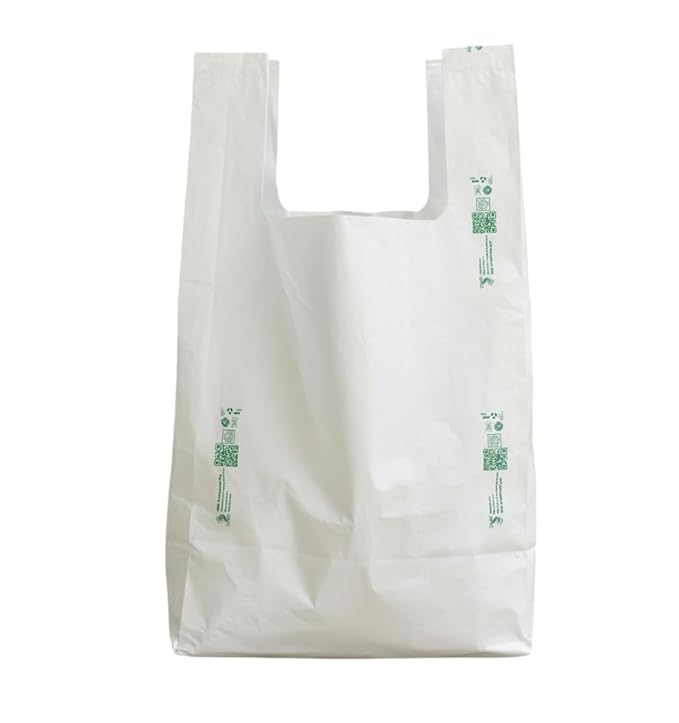 White Eco Friendly Carry Bag 8x10 (Pack Of 1 Kg)