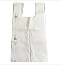 Eco Friendly White Handle Bag, 16x20 Inch (1kg) Polythene Free