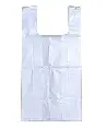 Plastic Milky White Handle Bag 9x13, 1kg