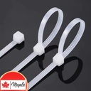 Self Locking Cable Ties 3.6x400mm (Pack Of 100) White Colour