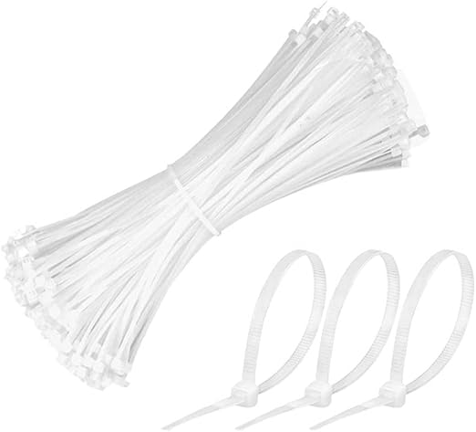 Self Locking Cable Ties 4.8x450mm (Pack Of 100) White Colour
