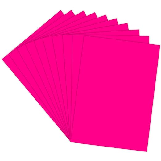 Pastel Colour Paper A3 Size 160 Gsm Rani Colour Double Sided (Pack Of 20)