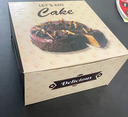 Cake Box Multi Printed Size 8x8x5 Inch, For 500gm Cake (Pack Of 50)