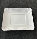 Paper Plates 7x7 Inch Square FBB  (Pack Of 25)