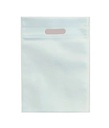 Non Woven D Cut Carry Bag Plain White 9x12 Inch (Pack Of 200)