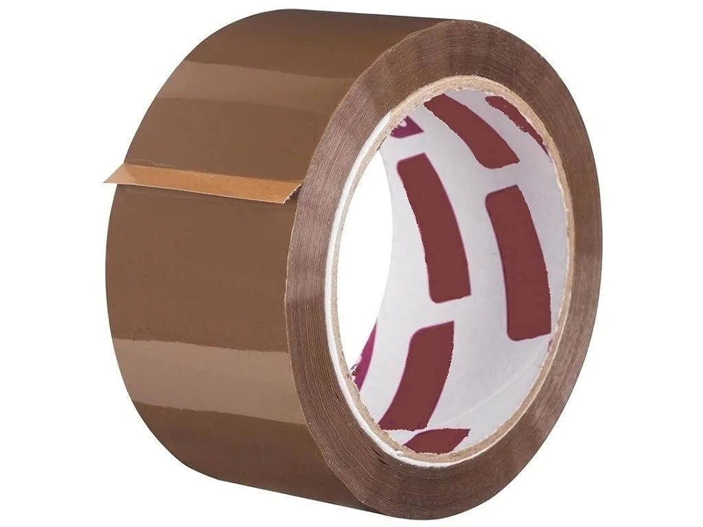 Redking Brown Cello Tape 3 Inch 72mm x 60 Meter (Pack of 4)