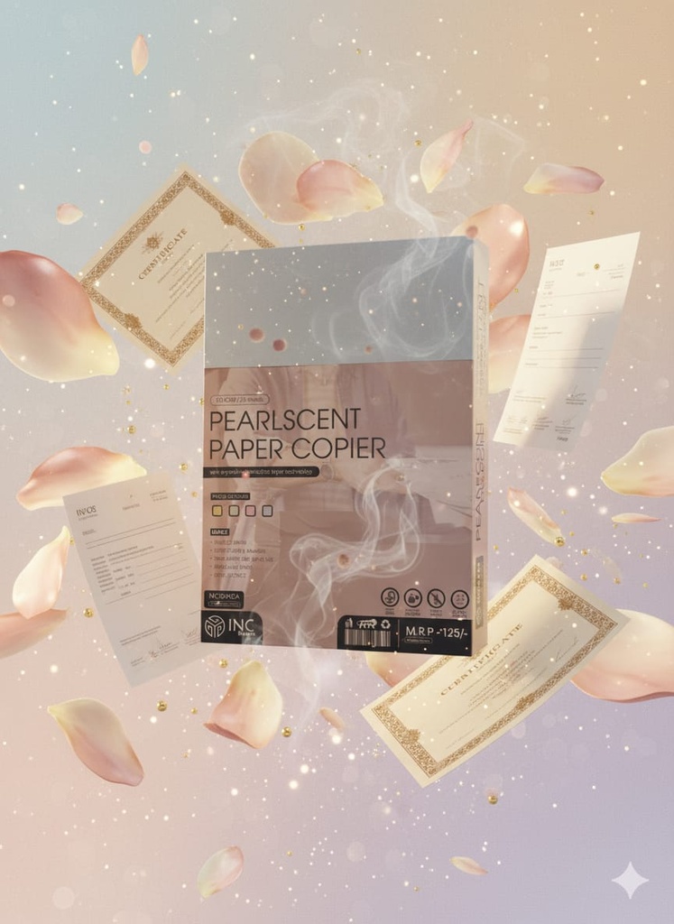 Yellow A4 100 Gsm Pearl Cent Fragrance Paper (Pack Of 20)