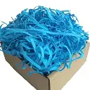 Shredder Paper For Packing, Firozi Colour (Pack Of 500 Gram)