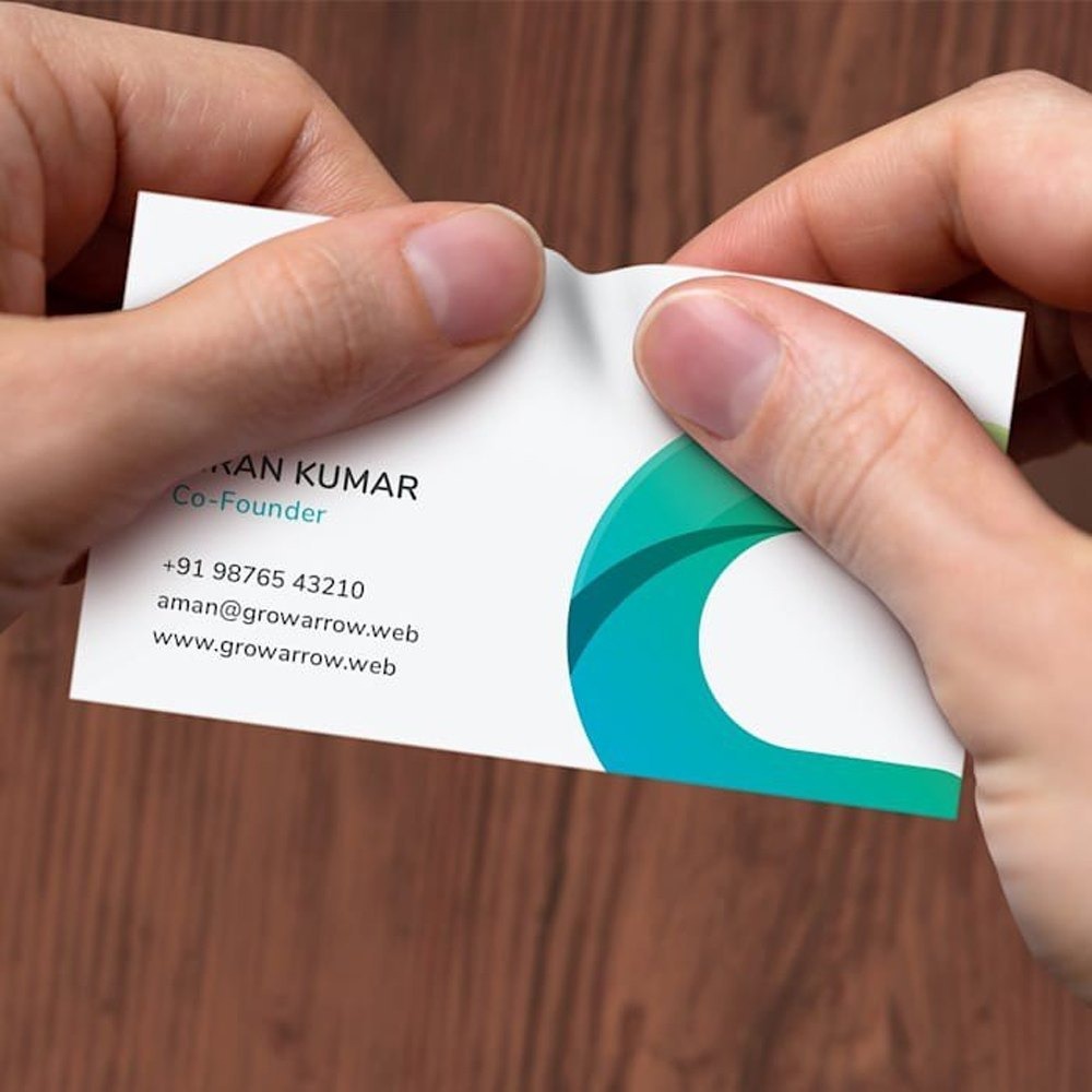 NT Single Side Multi Colour Visiting Card Print 1000 Pcs