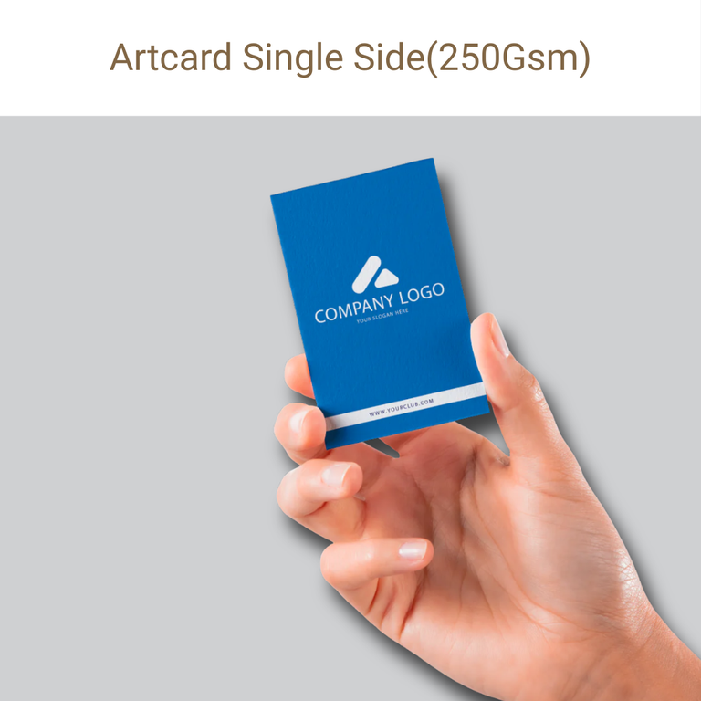 Art Card 250 Gsm Single Side Print Multi Colour Visiting Card 1000 Pcs