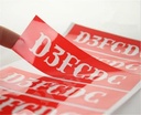 Sticker With Lamination Multi Colour Print 1000 Pcs (Per Square Inch Rate)