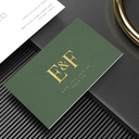 Gold Foil 350 Gsm Card Single Side Foil And Front Back Printing Multi Colour Visiting Card