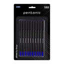 Pentonic Ball Pen Blue Colour 0.7mm Refillable Pen (Pack Of 10)