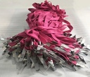 ID Card Flat Lanyard 14mm With Clip Maroon Colour / I Card Dori (Pack Of 100)