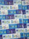 Chromo Gift Wrapping Paper Birthday Print (304 No.) Size 19.75x27.5 Inch (Pack Of 25)