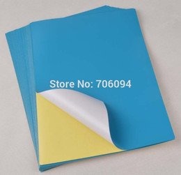 Desmat Fluorescent Sticker A4 Blue Colour (Pack Of 75) 