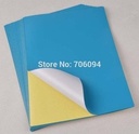 Desmat Fluorescent Sticker A4 Blue Colour (Pack Of 75) 