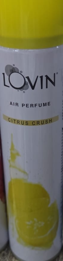 Lovin Air Perfume Room Freshener Citrus Crush 234ml / 125gm