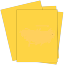 Sabarmati Duplex File Card Sheet Yellow Colour 22x28 280 Gsm / 16.0kg