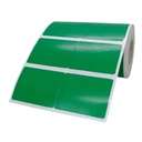 Ribbon Barcode Label Roll Green 1.5x2 Inch (38mmx50mm / 2up) 1880 Label