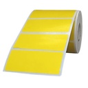 Ribbon Barcode Label Roll Lemon Yellow 2.8x1.2 Inch (70mmx30mm / 1up) 1515 Label