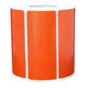 Ribbon Barcode Label Roll Orange 3.1x1.4 Inch (80mmx35mm / 1up) 1315 Label