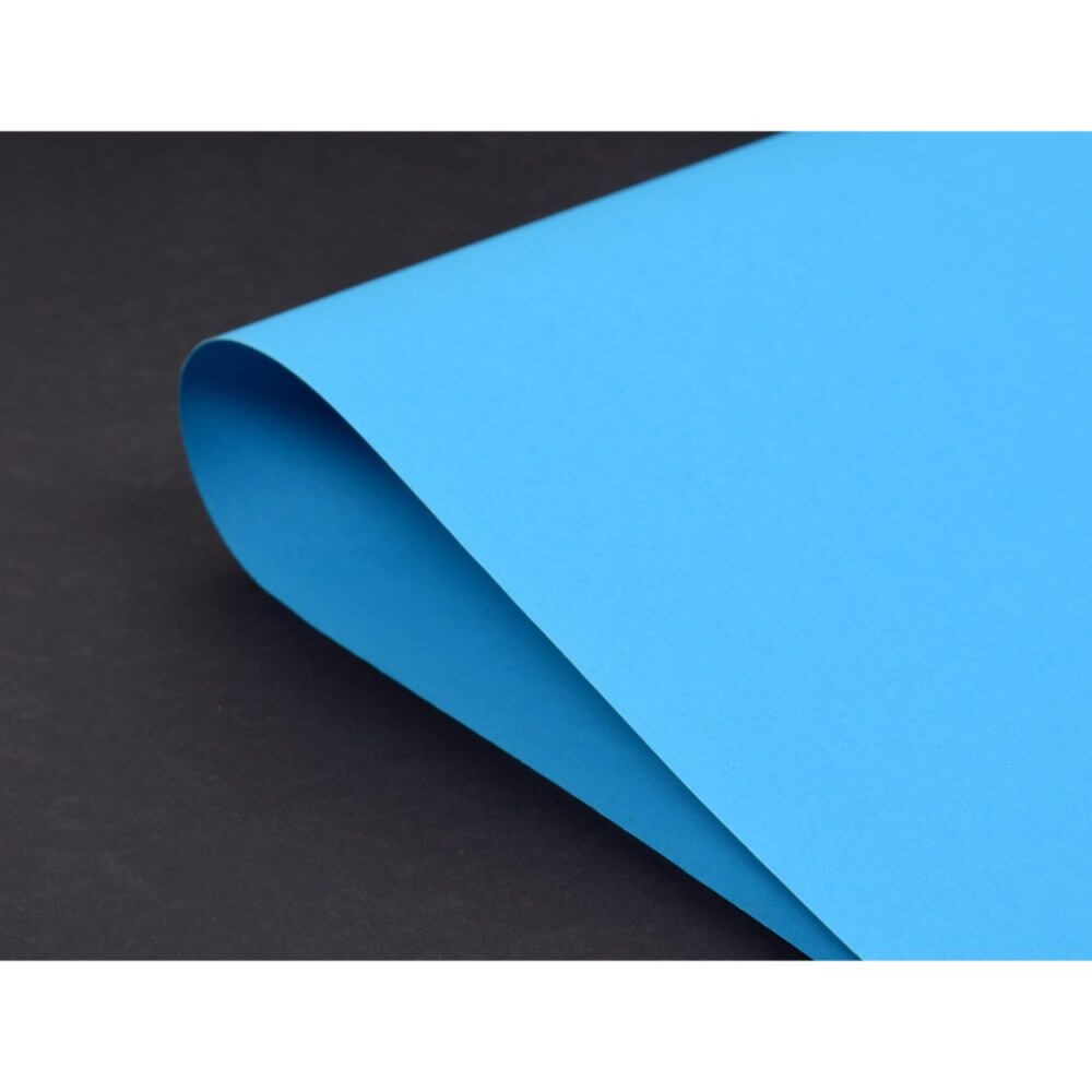 Premium Fluorescent Paper Sky Blue Colour Double Sided 25x36 / 80 Gsm