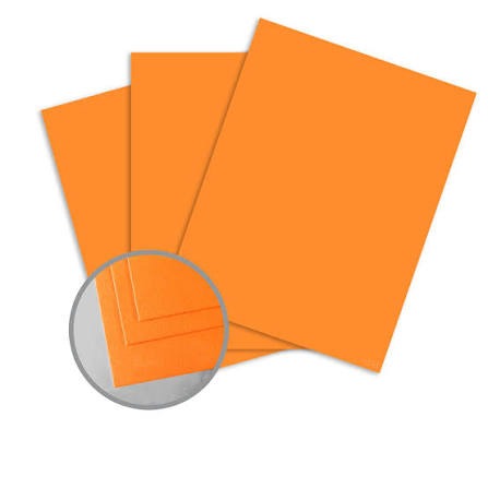 Sabarmati Triplex File Card Sheet Orange Colour 22x28 320 Gsm / 18.3kg (Pack Of 144)