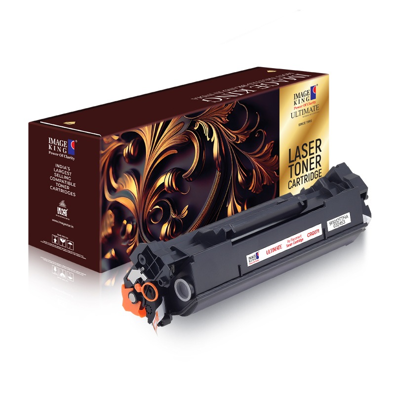 Image King Compatible Laser Toner Cartridge CRG071 with Chip Ultimate