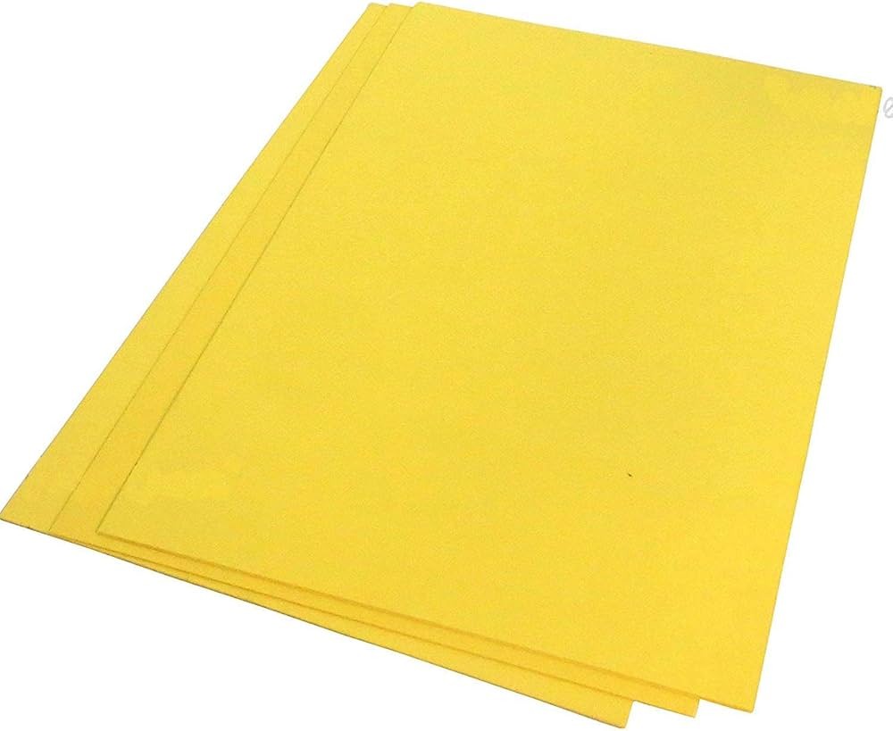 Ruchira Yellow Colour Papers 18x23 / 56 Gsm (Loose Sheet)
