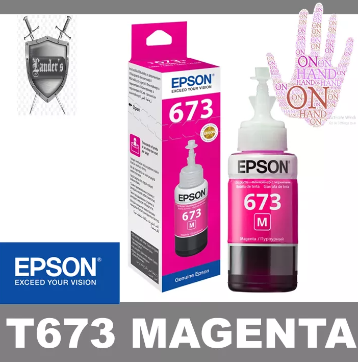 Epson Ink 673 Magenta 70ml (Original Bottle)