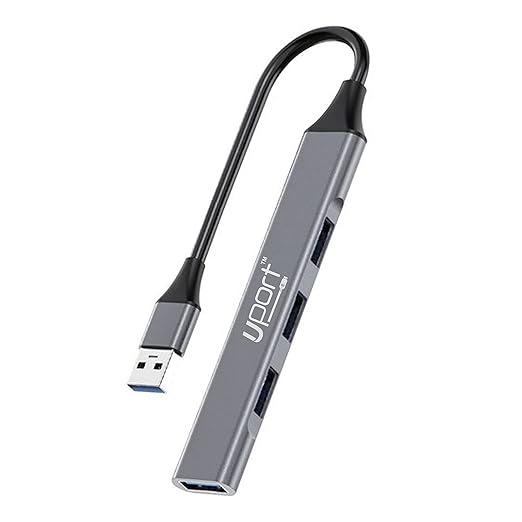 UPORT USB Hub Slim 4 Port (USB 3.0) with Hi-Speed Data Transfer