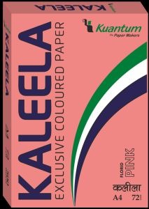 Kaleela Pink Colour Copier Paper A4 75 Gsm