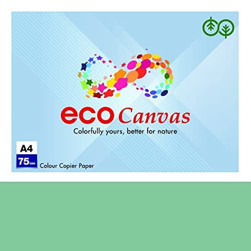 JK Eco Canvas Green A4 75 Gsm 2.34 Kg
