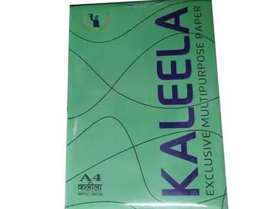 Kaleela Green Colour Copier Paper A4 72 Gsm