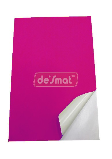 Desmat Fluorescent Sticker A4 Pink Colour (Pack Of 75)