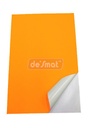 Desmat Fluorescent Sticker A4 Orange Colour (Pack Of 75)